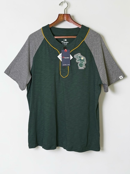 Fanatics Other - NWT Fanatics Oakland Athletics A’s True Classics Henley Shirt Mens 2XL XXL